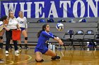 Volleyball vs MHC  Wheaton Women's Volleyball vs Mount Holyoke College. - Photo by Keith Nordstrom : Wheaton, Volleyball